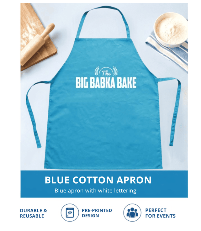 Blue Big Babka Bake Apron