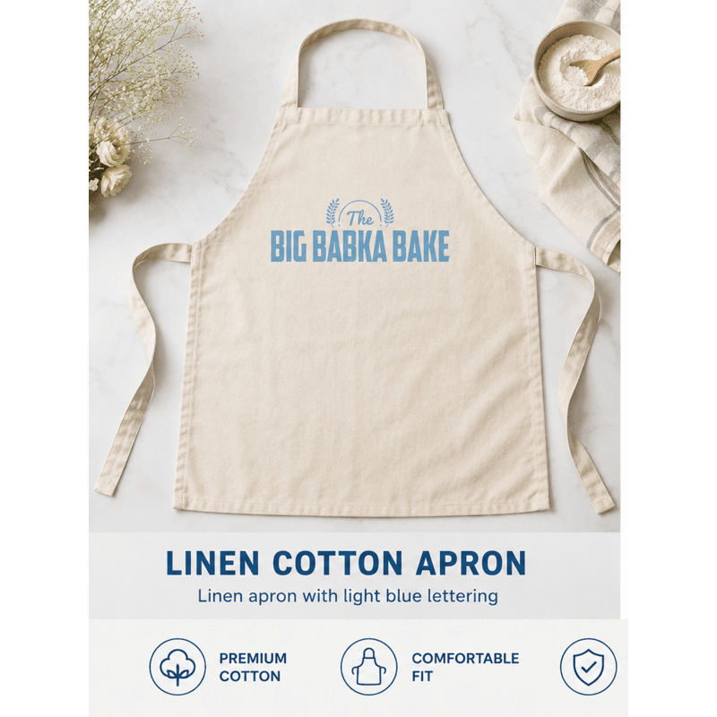 Linen Big Babka Bake Apron