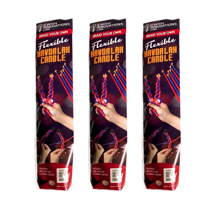 DIY Braid Jewish Havdalah candle craft