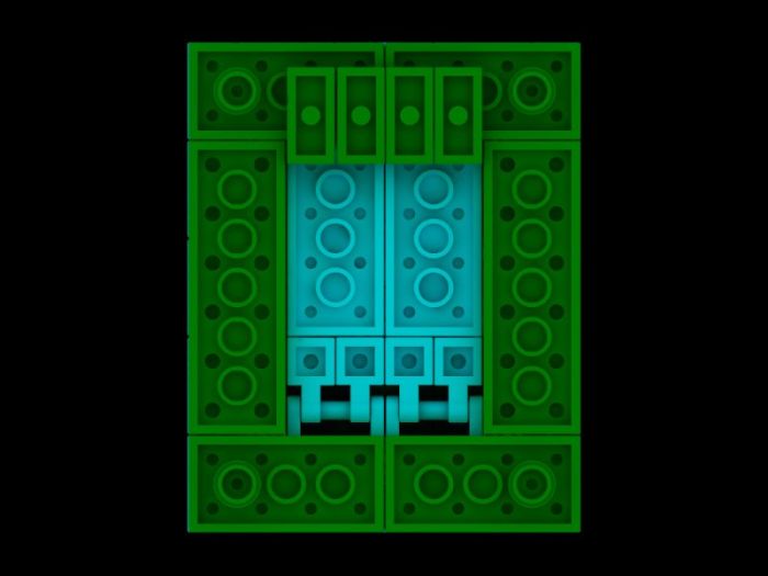 Build your Own Modern Lego Like Creative Jewish Tzedakah Box 
