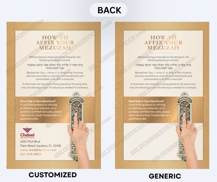 Mezuzah Brochure Back