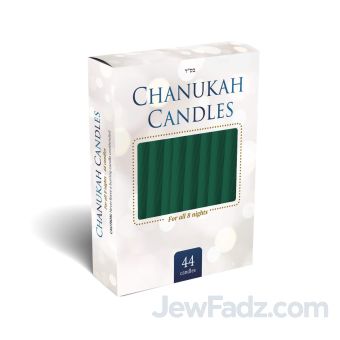 Regular Green Chanukah Candles