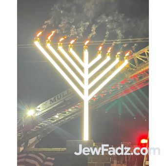 10 Feet Outdoor LED MENORAH™ by MENDY GANSBURG