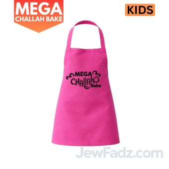 Pink - Cotton Kids Mega Challah Bake Apron