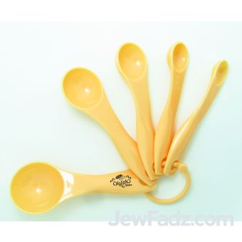 Beige Challah Bake Measuring Spoons