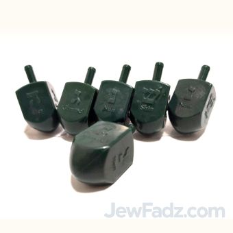 Green Plastic Dreidel
