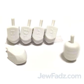 White Plastic Dreidel