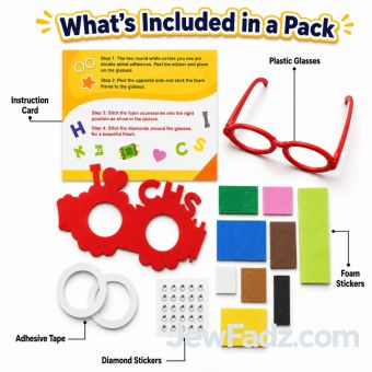DIY Hebrew School Glasses Craft – Individually Packaged Kit