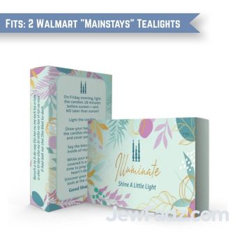 Empty Light Blue Neshek Box - Use with 2 Walmart "Mainstays" Tealights (Link in Description)