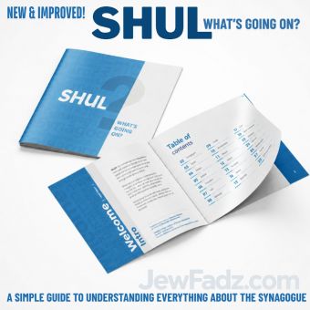 NEW & IMPROVED - Shul Guide "What is going on in Shul?"