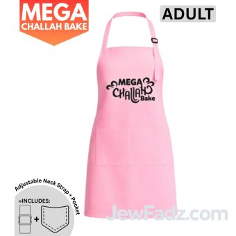 Pink - Adult Mega Challah Bake Apron