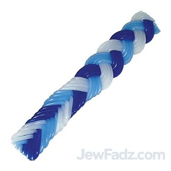 Blue & White Havdalah Candle