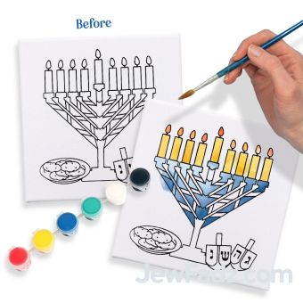 Chanukah Canvas Art