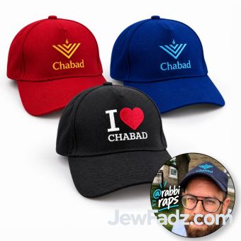 Chabad Baseball Caps with Embroidered Logo