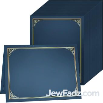 Certificate folder displayed at graduation ceremony