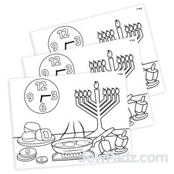 Chanukah Latkes Bulk Sand Art Sheets