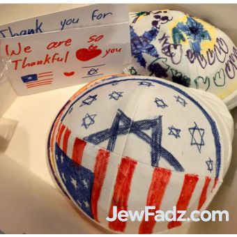 Decorate / Tie Dye your own White Yarmulkas