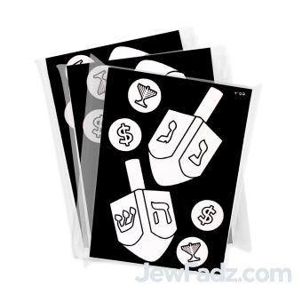 Chanukah Dreidel Bulk Velvet Art