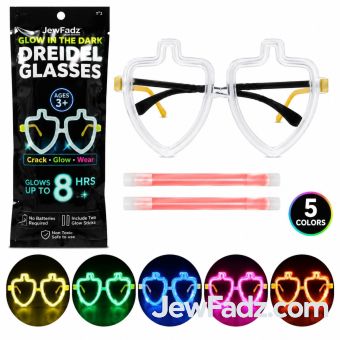 Dreidel - Glow in the Dark Glasses - COMING SOON!