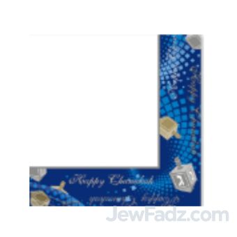 Lunch Napkin - Chanukah Dreidel - (40 per pack)