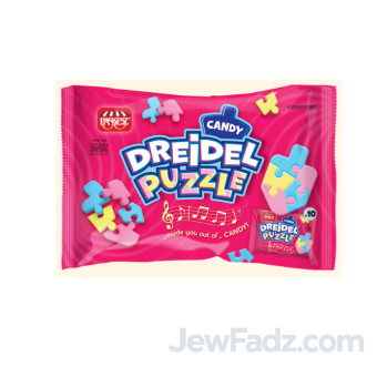 Edible Dreidel Puzzle - make a dreidel out of candy!