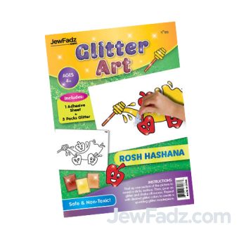 Rosh Hashanah Glitter Art