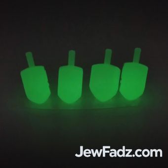 Glow in the Dark Plastic Dreidel