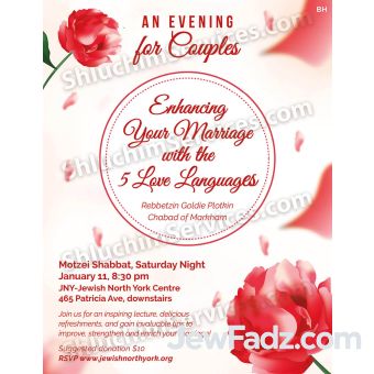 An Evening for Couples / Ladies Night Out Flyer Design