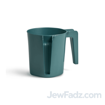 Green Negel Vasser - Al Netilat Yadayim (Plastic Washing Cup Kvort)