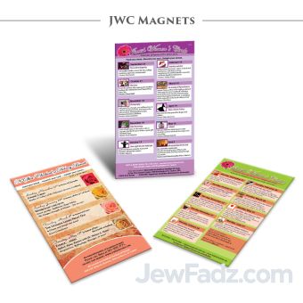 4x7 Jewish Women Circle Magnet
