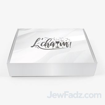 L'chaim Corrugated Box 7.35x6.25x2
