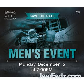 Men's Event Flyer Design