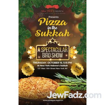 Pizza in the Sukkah Design