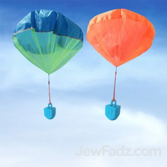 Dreidel Parachute for Gelt Drops