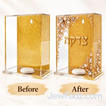 Acrylic Tzedakah Box Craft – Decorate Your Own Pushka