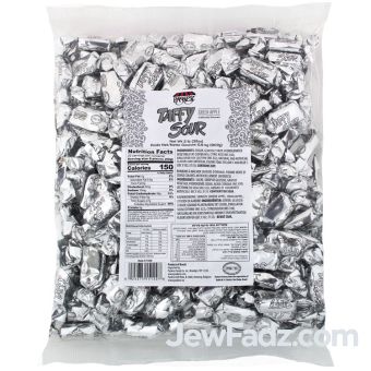 2lb Bag Silver Sour Apple Taffies