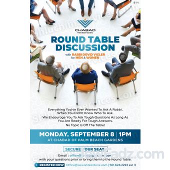 Round Table Flyer Design