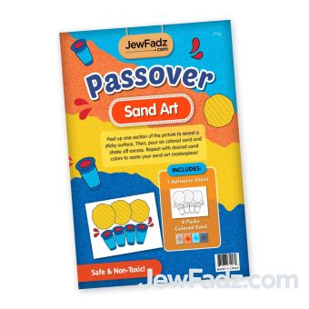 Passover Matzah & Cups Sand Art with Sand
