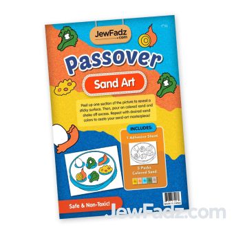 Pesach Seder Plate Sand Art with Sand