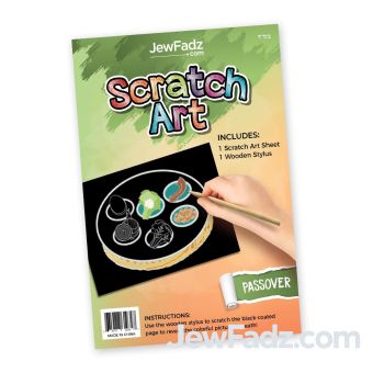 Pesach Scratch Art