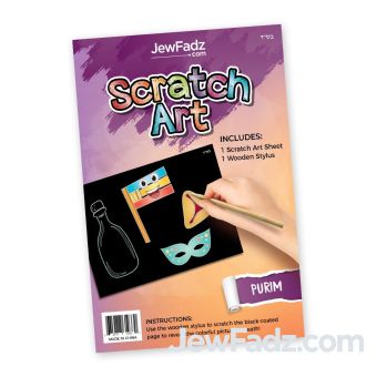 Purim Gragger & Hamantash Scratch Art
