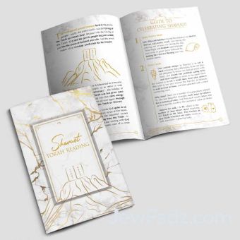 Updated 5783 - Shavuos Guide with the Torah Reading & Ten Commandments