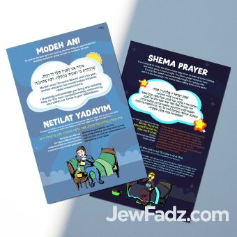 Glow in the Dark Shema & Modeh Ani Card
