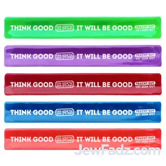 Tracht Gut Vet Zein Gut - Think Good & it will be Good - Slapbands (Assorted Colors)