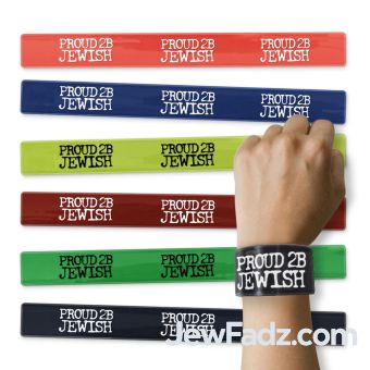 Assorted Colors Proud 2B Jewish Slapbands