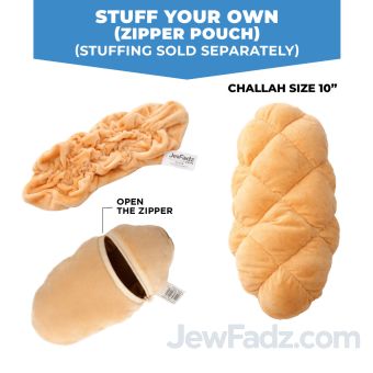 8" Stuff Your Own Plush Challah – Zipper Pouch Only