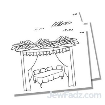 Bulk Sukkot Sand Art - Sheets Only (Sand Sold Separatly)