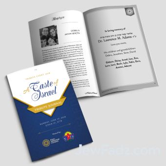 Tribute Dinner Journal Design