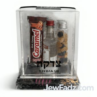 Clear Packaging Box Set for Tzedakah Box Presentation 