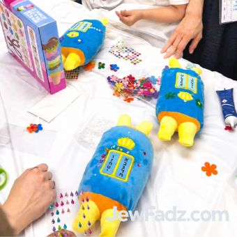 Stuff & Decorate Your Own Plush Torah (Zipper Pouch) - YOM TOV FRIENDLY
